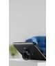 OnePlus 9 Hoesje TPU Back Cover met Magnetische Kickstand Ring Zwart