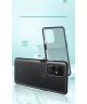 OnePlus 9 Hoesje TPU Hybride Back Cover Mat Transparant Zwart