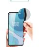 OnePlus 9 Pro Hoesje TPU Hybride Back Cover Mat Transparant/Zwart