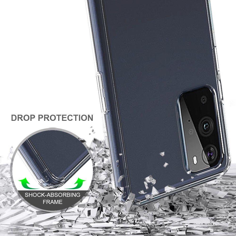 OnePlus 9 Pro Hoesje Hybride TPU Back Cover Transparant afbeelding 4