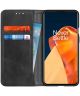 OnePlus 9 Hoesje Portemonnee Book Case Splitleer Zwart