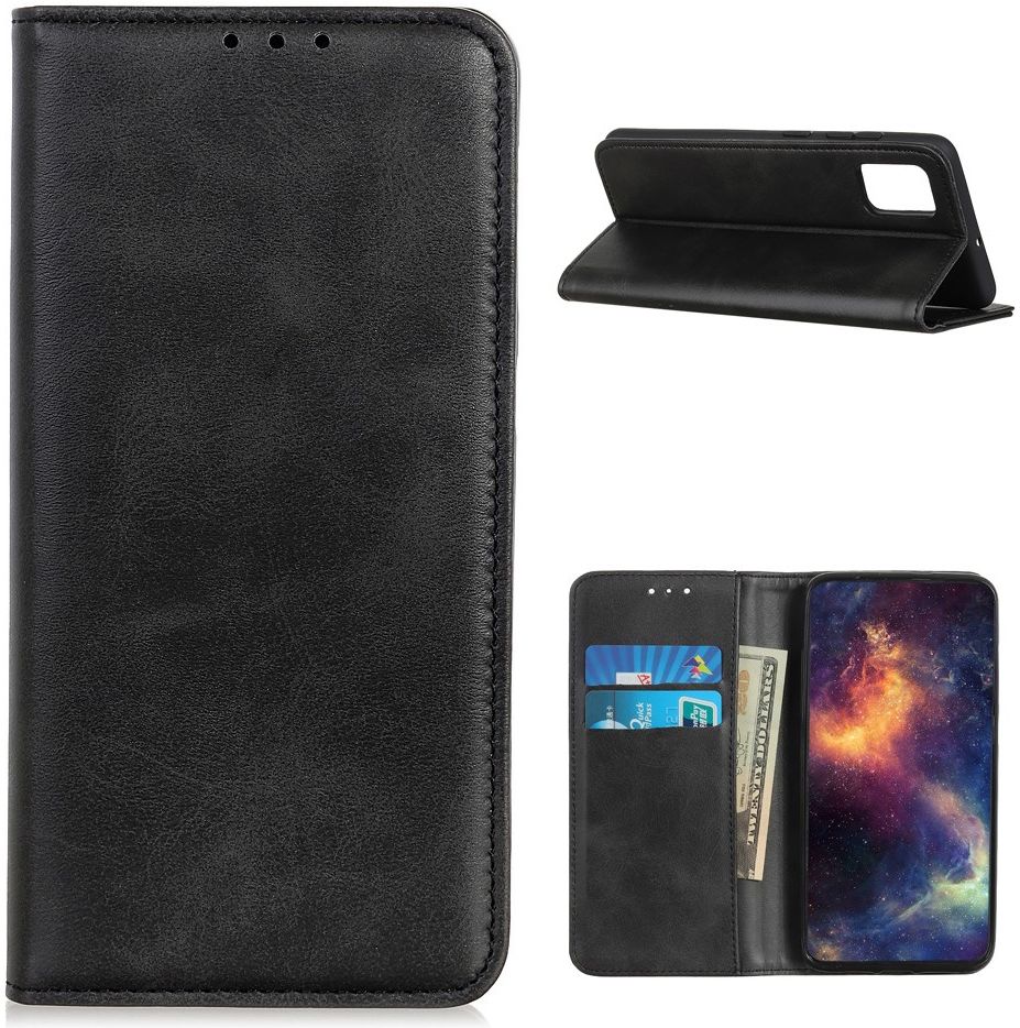 OnePlus 9 Hoesje Portemonnee Book Case Splitleer Zwart afbeelding 9