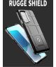 OnePlus 9 Hoesje Shock Proof Rugged Shield Back Cover Zwart