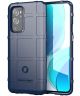 OnePlus 9 Hoesje Shock Proof Rugged Shield Back Cover Blauw