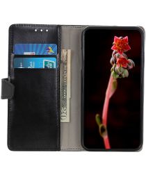 OnePlus 9 Hoesje Wallet Book Case Kunstleer Zwart
