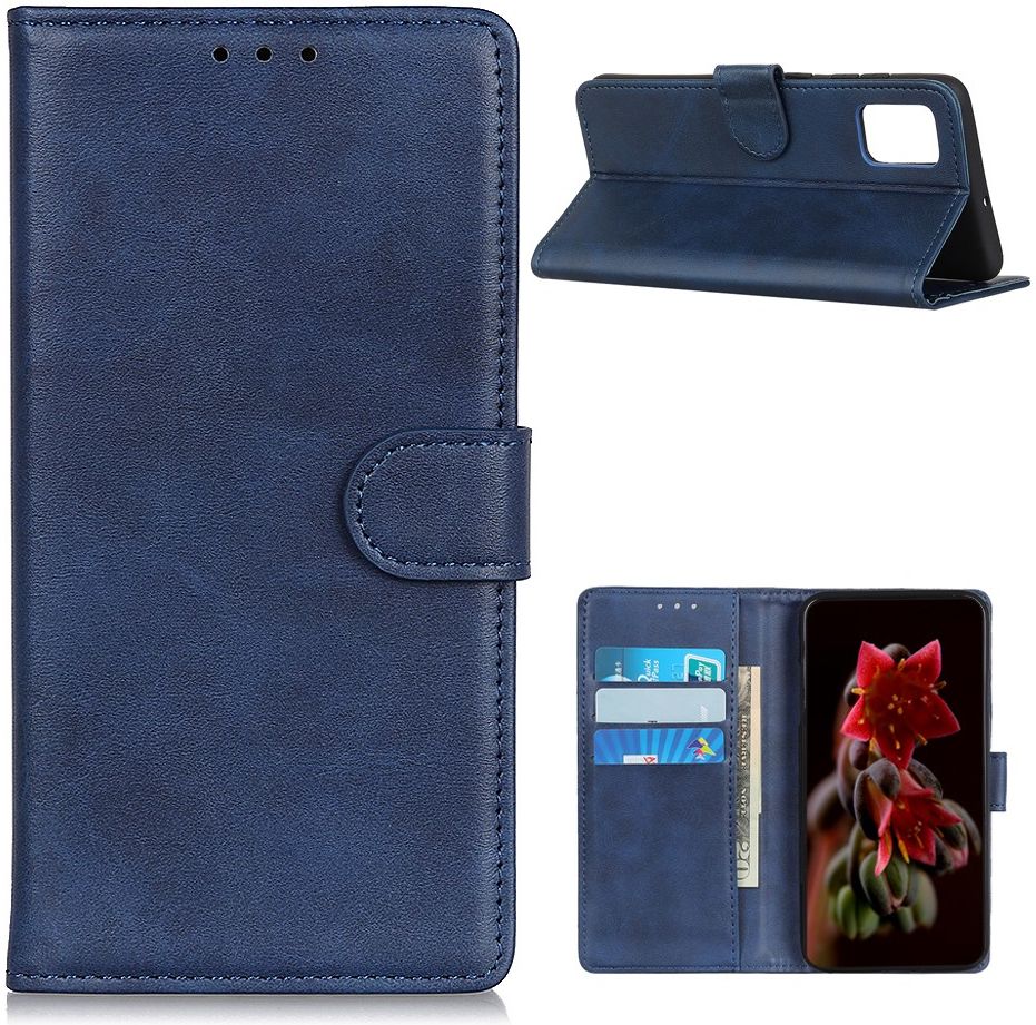 OnePlus 9 Hoesje met Pasjes Book Case Portemonnee Blauw afbeelding 12