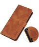 OnePlus 9 Hoesje Vintage Wallet Book Case Bruin