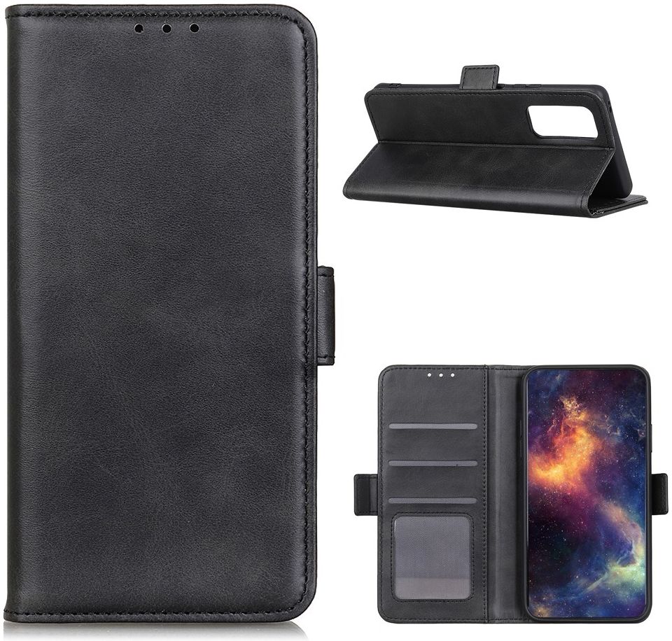 OnePlus 9 Pro Hoesje Portemonnee Book Case met Stand Zwart afbeelding 3
