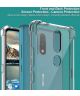 IMAK Nokia 2.4 Hoesje Dun TPU met Screen Protector Transparant