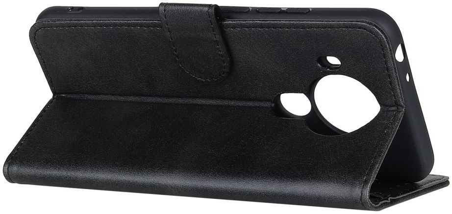 Nokia 5.4 Hoesje Wallet Book Case Zwart afbeelding 8