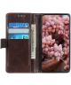 Nokia 5.4 Hoesje Wallet Book Case met Pasjes Coffee
