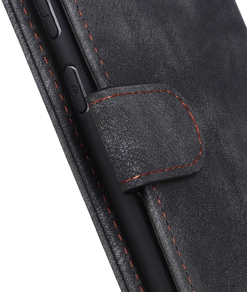 Nokia 5.4 Portemonnee Hoesje met Standaard Kunstleer Zwart afbeelding 9