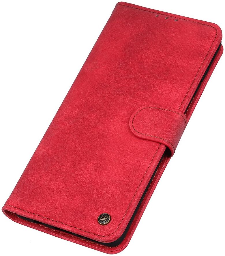 Nokia 5.4 Portemonnee Hoesje met Standaard Kunstleer Rood afbeelding 7