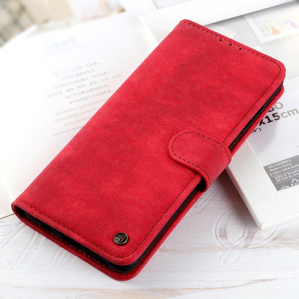 Nokia 5.4 Portemonnee Hoesje met Standaard Kunstleer Rood afbeelding 9