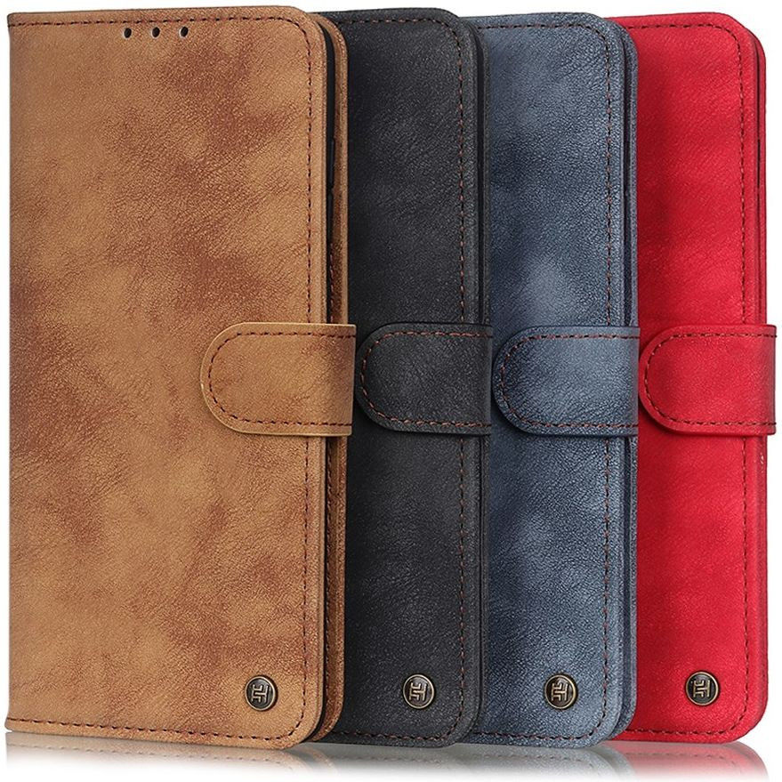 Nokia 5.4 Portemonnee Hoesje met Standaard Kunstleer Rood afbeelding 5