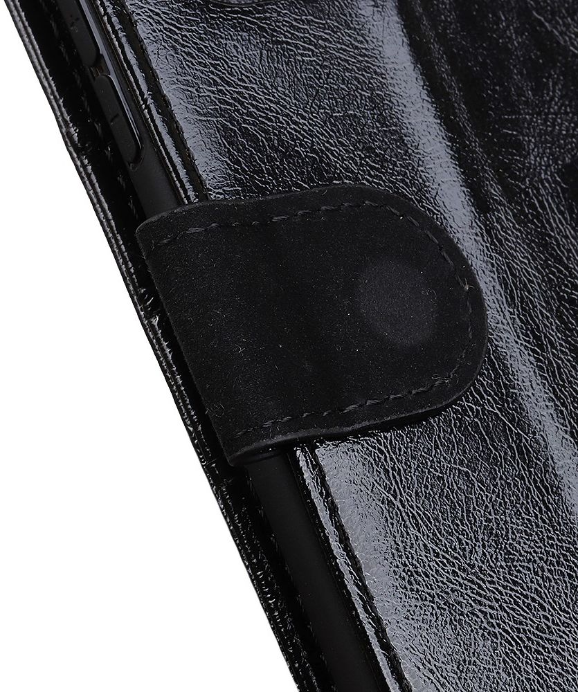 Nokia 5.4 Hoesje Wallet Book Case Kunstleer Zwart afbeelding 7