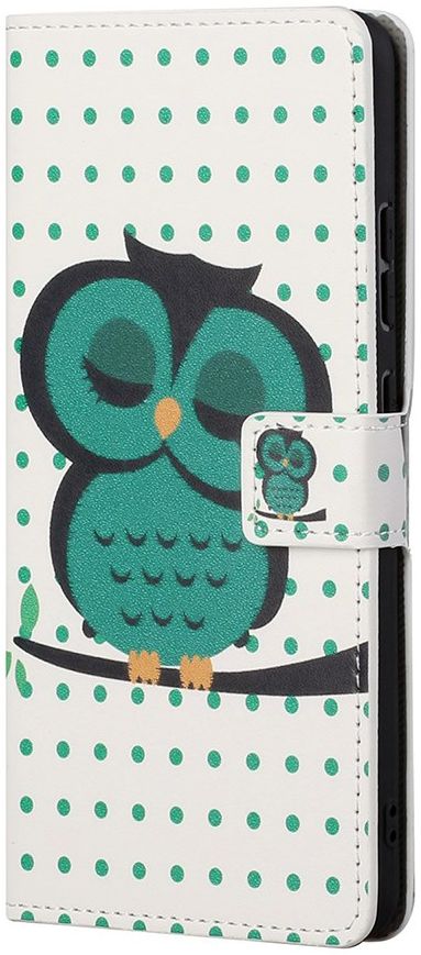 Nokia 5.4 Hoesje Portemonnee Book Case met Print Uil afbeelding 3