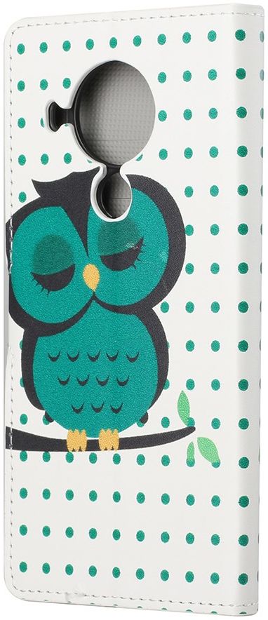 Nokia 5.4 Hoesje Portemonnee Book Case met Print Uil afbeelding 4