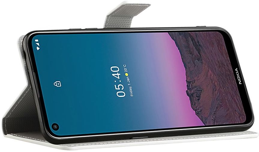 Nokia 5.4 Hoesje Portemonnee Book Case met Print Uil afbeelding 5