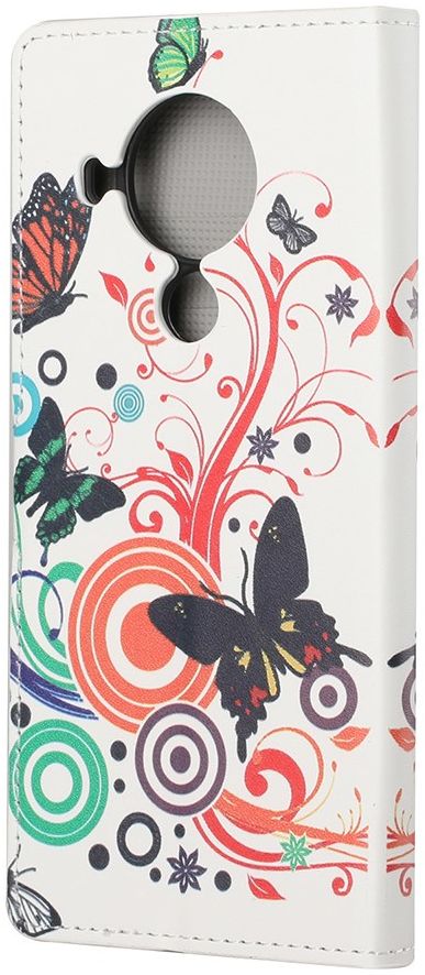 Nokia 5.4 Hoesje Portemonnee Book Case met Print Vlinder afbeelding 3