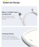 Baseus Bureau Houder Draadloos Opladen 15W voor Apple MagSafe Wit