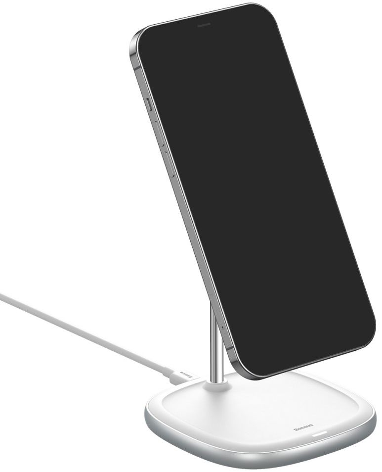 Baseus Bureau Houder Draadloos Opladen 15W voor Apple MagSafe Wit afbeelding 3