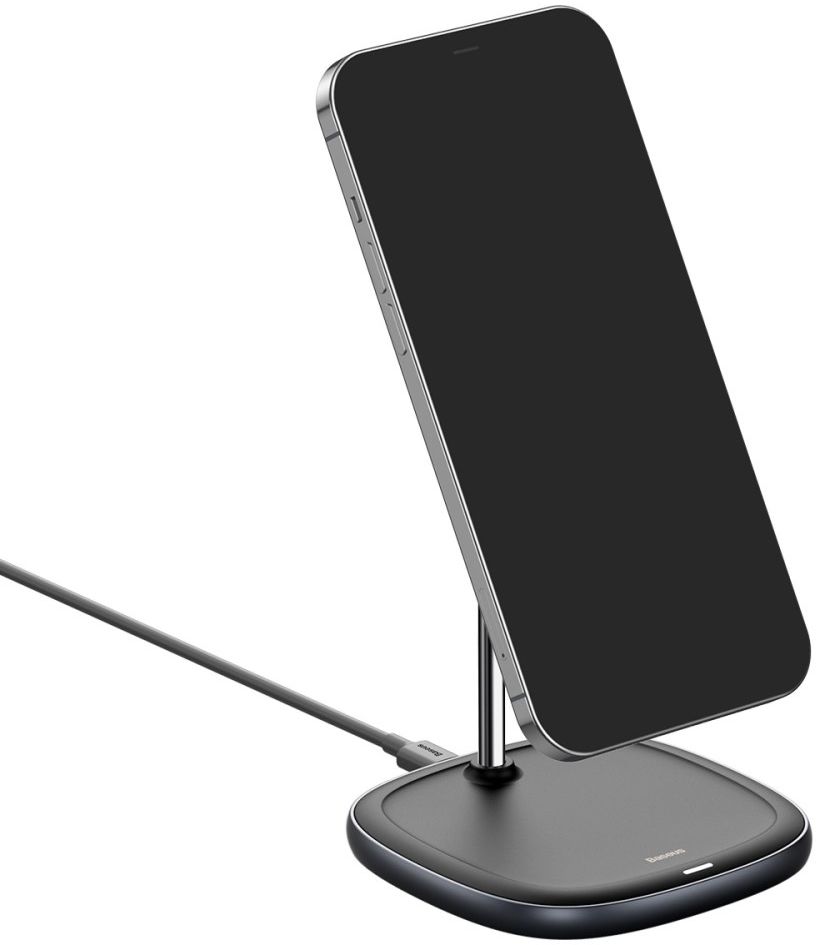 Baseus Bureau Houder Draadloos Opladen 15W voor Apple MagSafe Zwart afbeelding 3