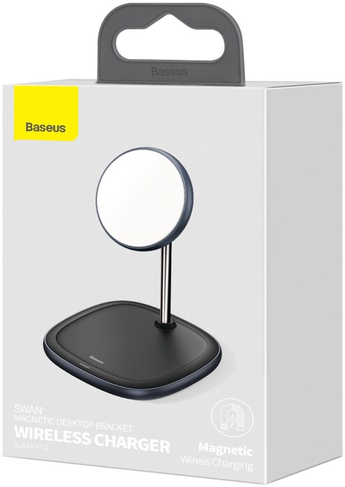 Baseus Bureau Houder Draadloos Opladen 15W voor Apple MagSafe Zwart afbeelding 22