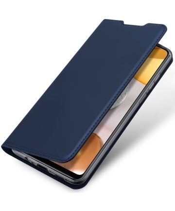 Dux Ducis Skin Pro Series Samsung Galaxy A12 Hoesje Portemonnee Blauw Hoesjes