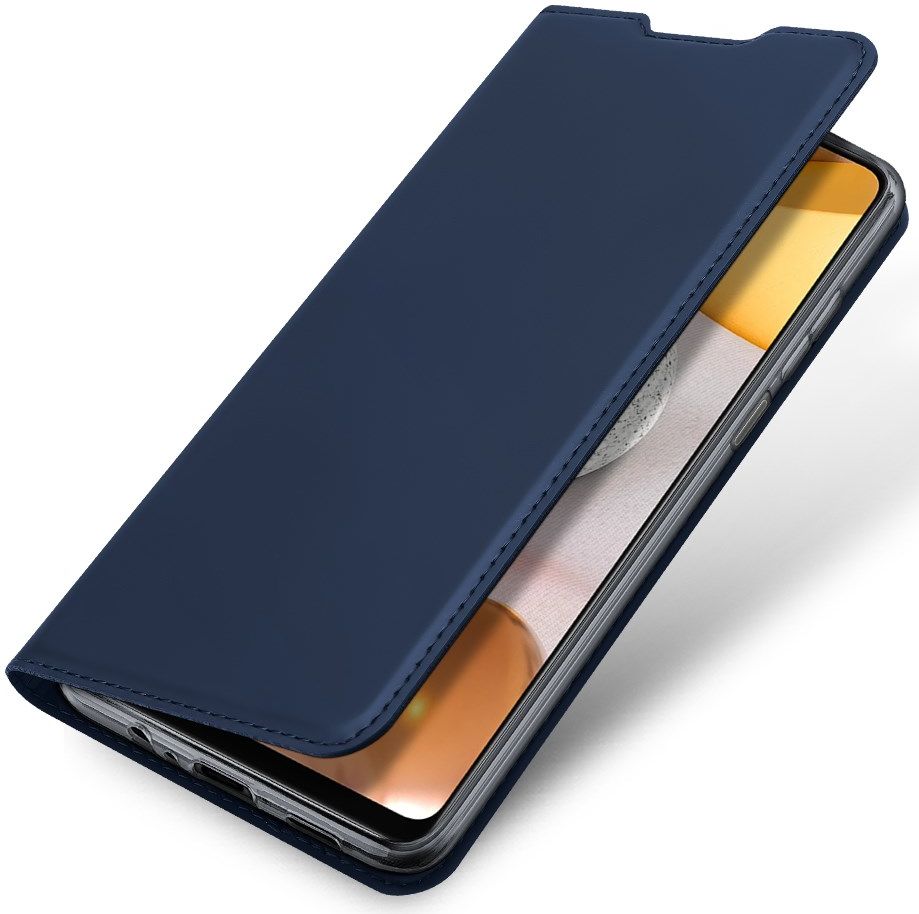Dux Ducis Skin Pro Series Samsung Galaxy A12 Hoesje Portemonnee Blauw afbeelding 1