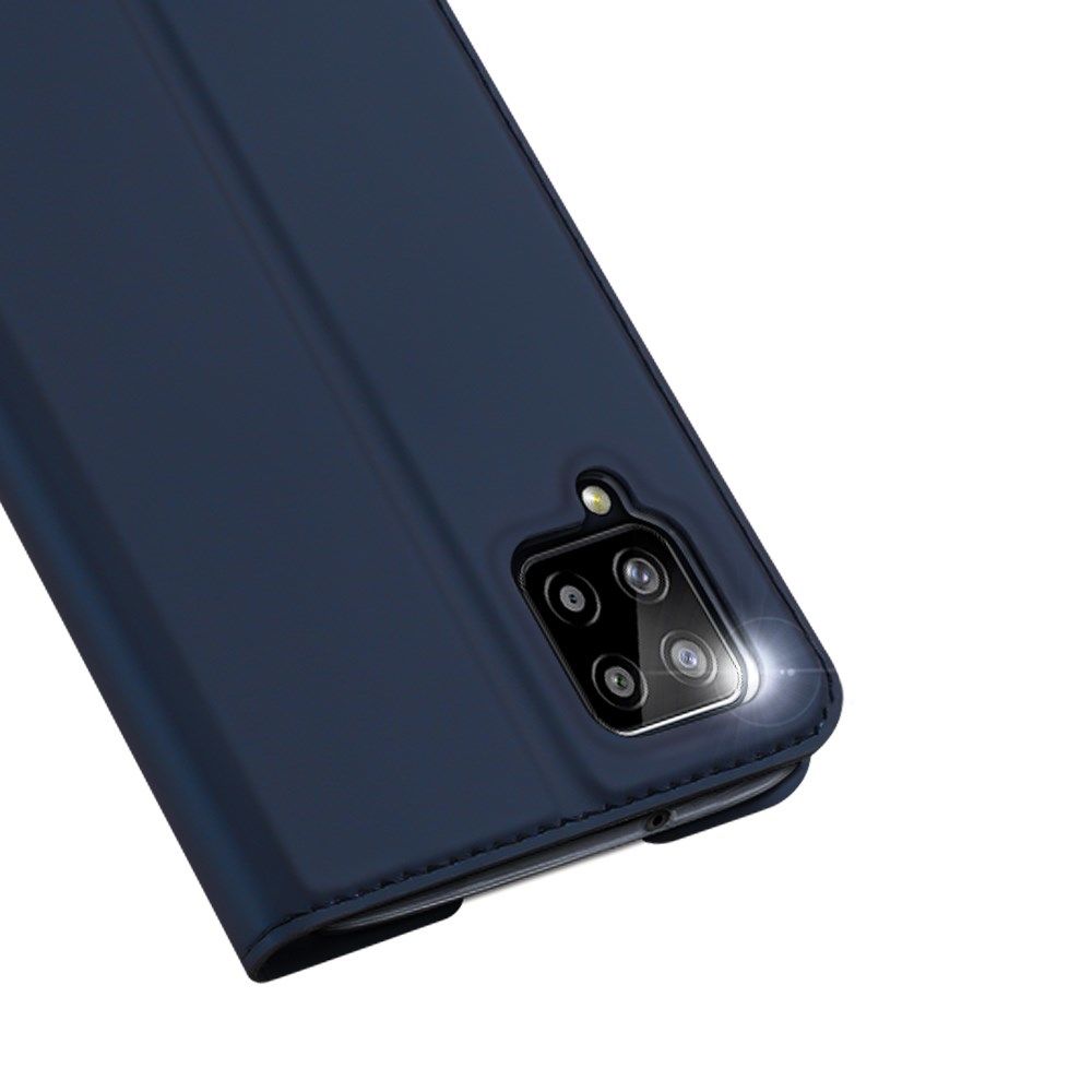 Dux Ducis Skin Pro Series Samsung Galaxy A12 Hoesje Portemonnee Blauw afbeelding 7