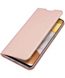 Dux Ducis Skin Pro Series Samsung Galaxy A12 Hoesje Portemonnee Roze