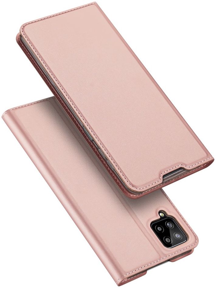 Dux Ducis Skin Pro Series Samsung Galaxy A12 Hoesje Portemonnee Roze afbeelding 6