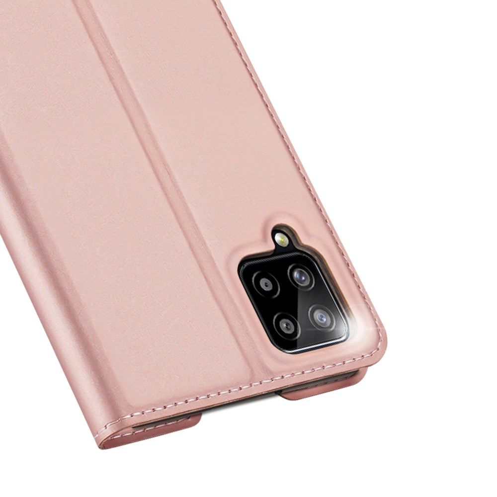 Dux Ducis Skin Pro Series Samsung Galaxy A12 Hoesje Portemonnee Roze afbeelding 7