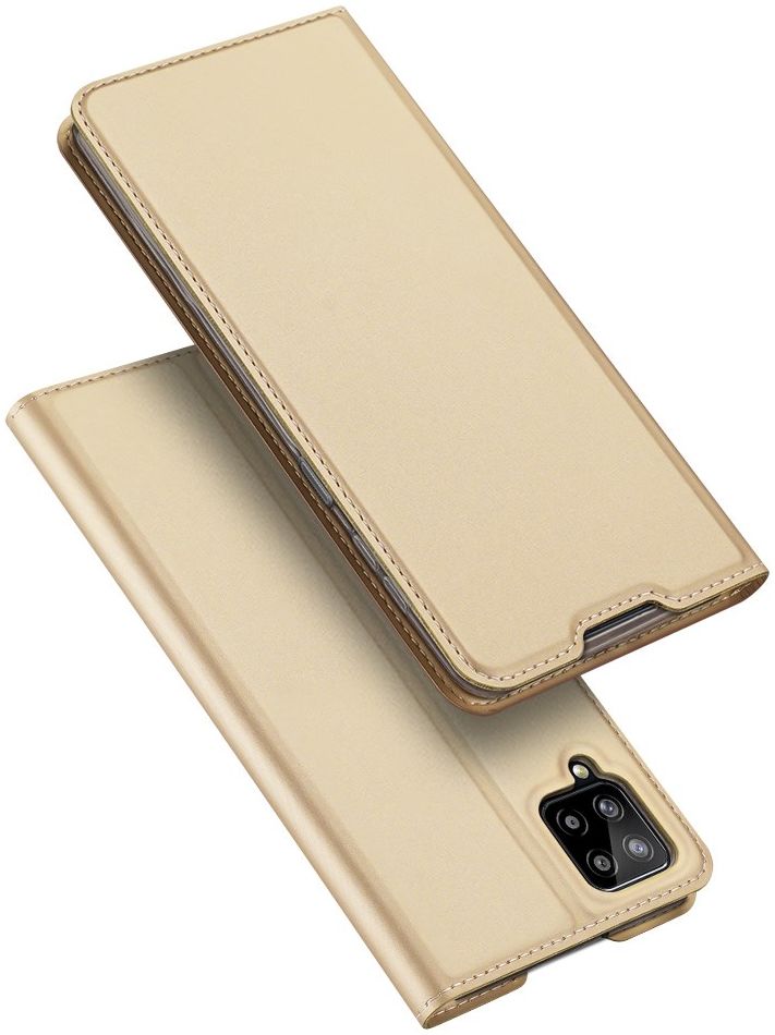 Dux Ducis Skin Pro Series Samsung Galaxy A12 Hoesje Portemonnee Goud afbeelding 6