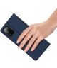 Dux Ducis Skin Pro Series Samsung Galaxy A02s Hoesje Portemonnee Blauw