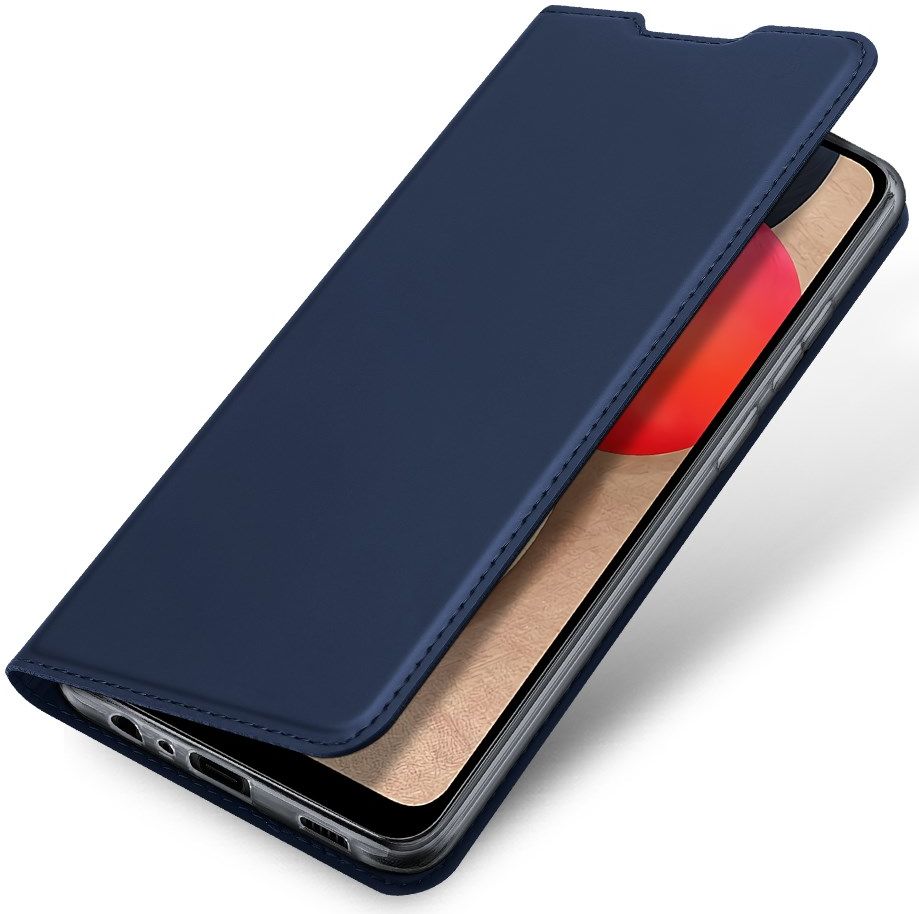 Dux Ducis Skin Pro Series Samsung Galaxy A02s Hoesje Portemonnee Blauw afbeelding 1