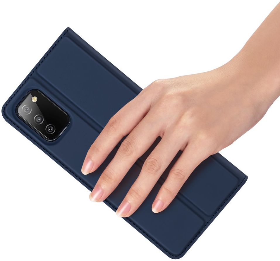 Dux Ducis Skin Pro Series Samsung Galaxy A02s Hoesje Portemonnee Blauw afbeelding 4