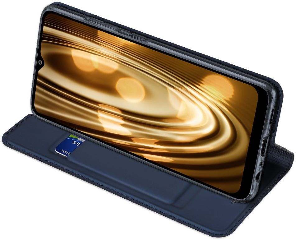 Dux Ducis Skin Pro Series Samsung Galaxy A02s Hoesje Portemonnee Blauw afbeelding 8