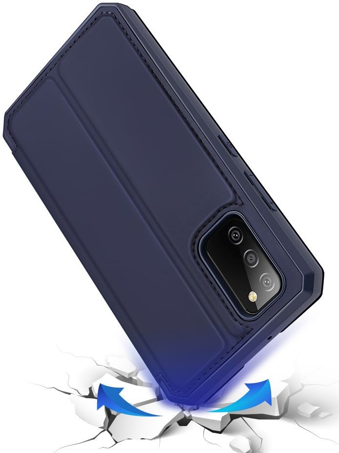 Dux Ducis Skin X Series Samsung Galaxy A02s Hoesje Book Case Blauw afbeelding 2