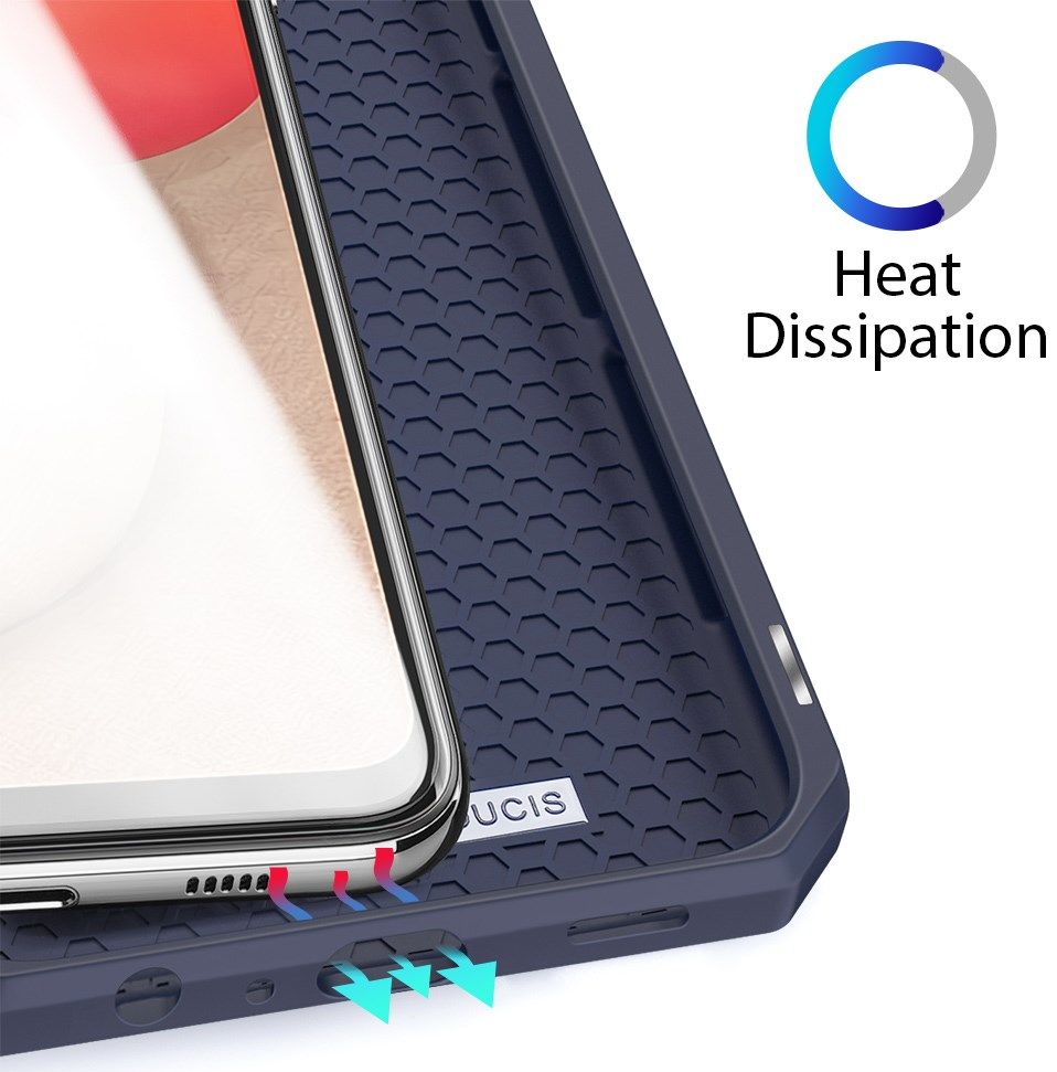 Dux Ducis Skin X Series Samsung Galaxy A02s Hoesje Book Case Blauw afbeelding 6