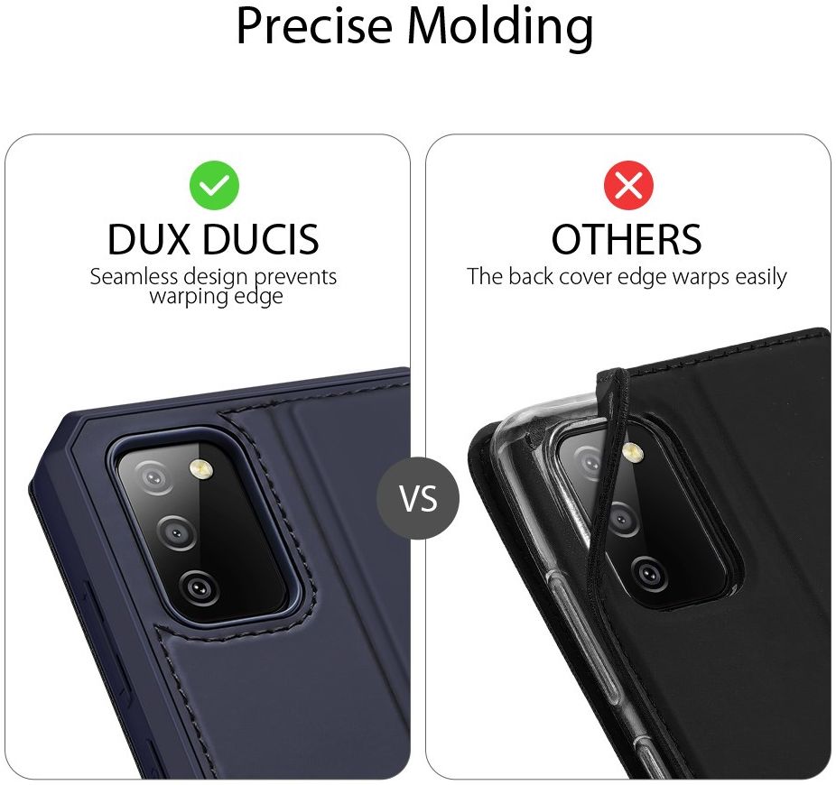 Dux Ducis Skin X Series Samsung Galaxy A02s Hoesje Book Case Blauw afbeelding 8