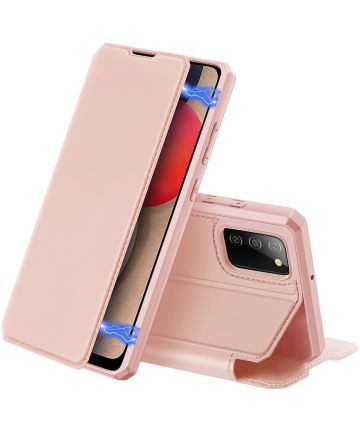 Dux Ducis Skin X Series Samsung Galaxy A02s Hoesje Book Case Roze Hoesjes