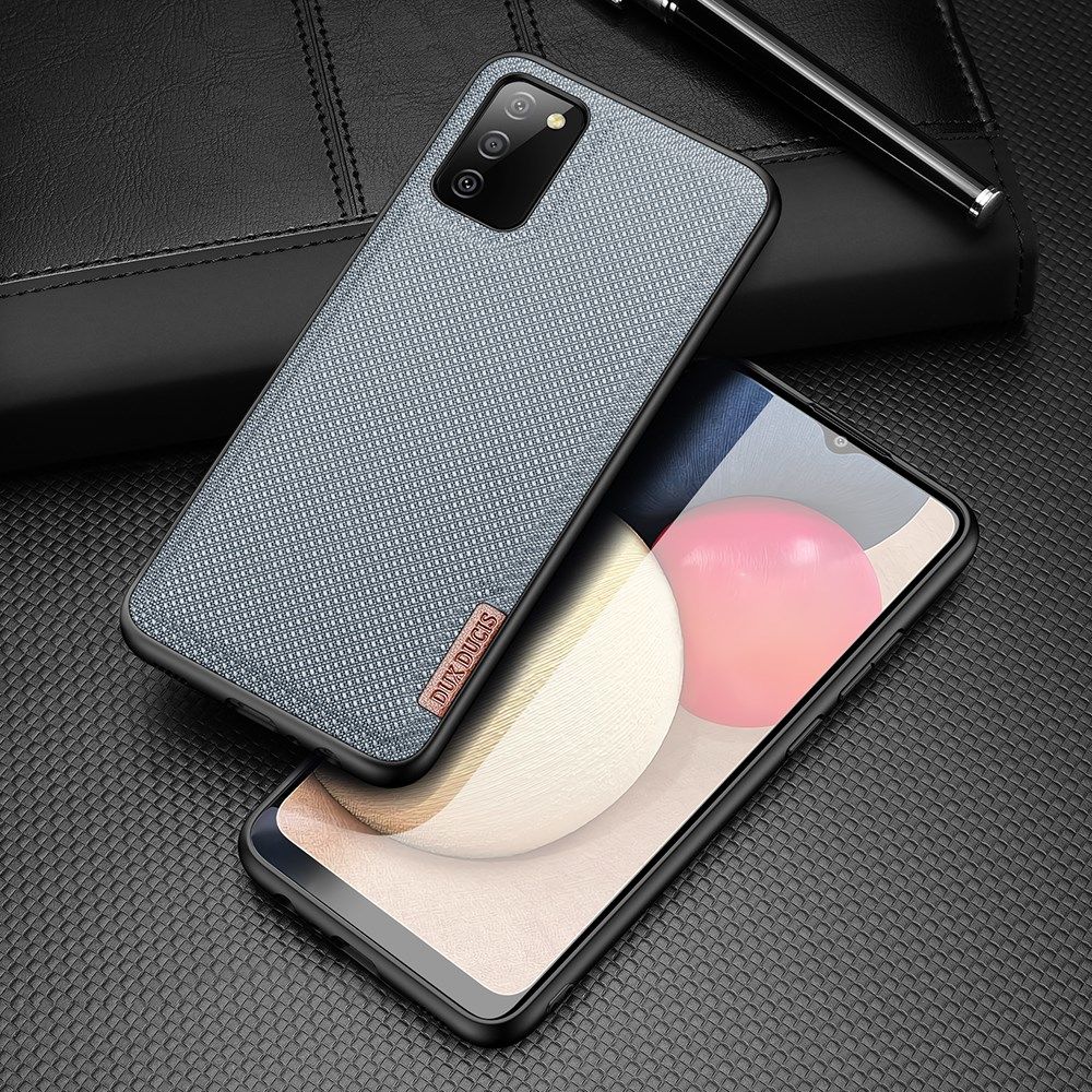 Dux Ducis Fino Series Samsung Galaxy A02s Hoesje Back Cover Blauw afbeelding 2