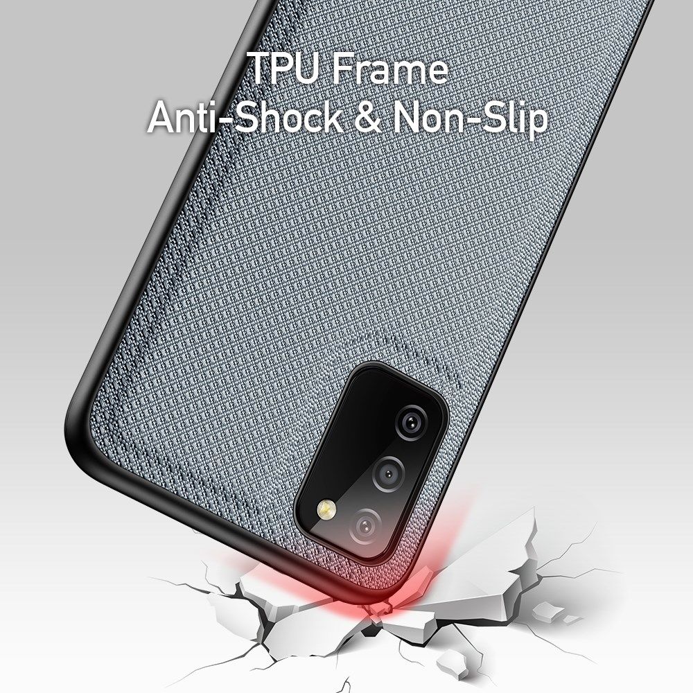 Dux Ducis Fino Series Samsung Galaxy A02s Hoesje Back Cover Blauw afbeelding 4