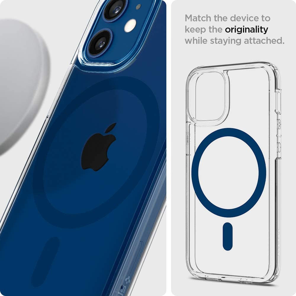 Spigen Ultra Hybrid iPhone 12 Mini Hoesje MagSafe Transparant/Wit