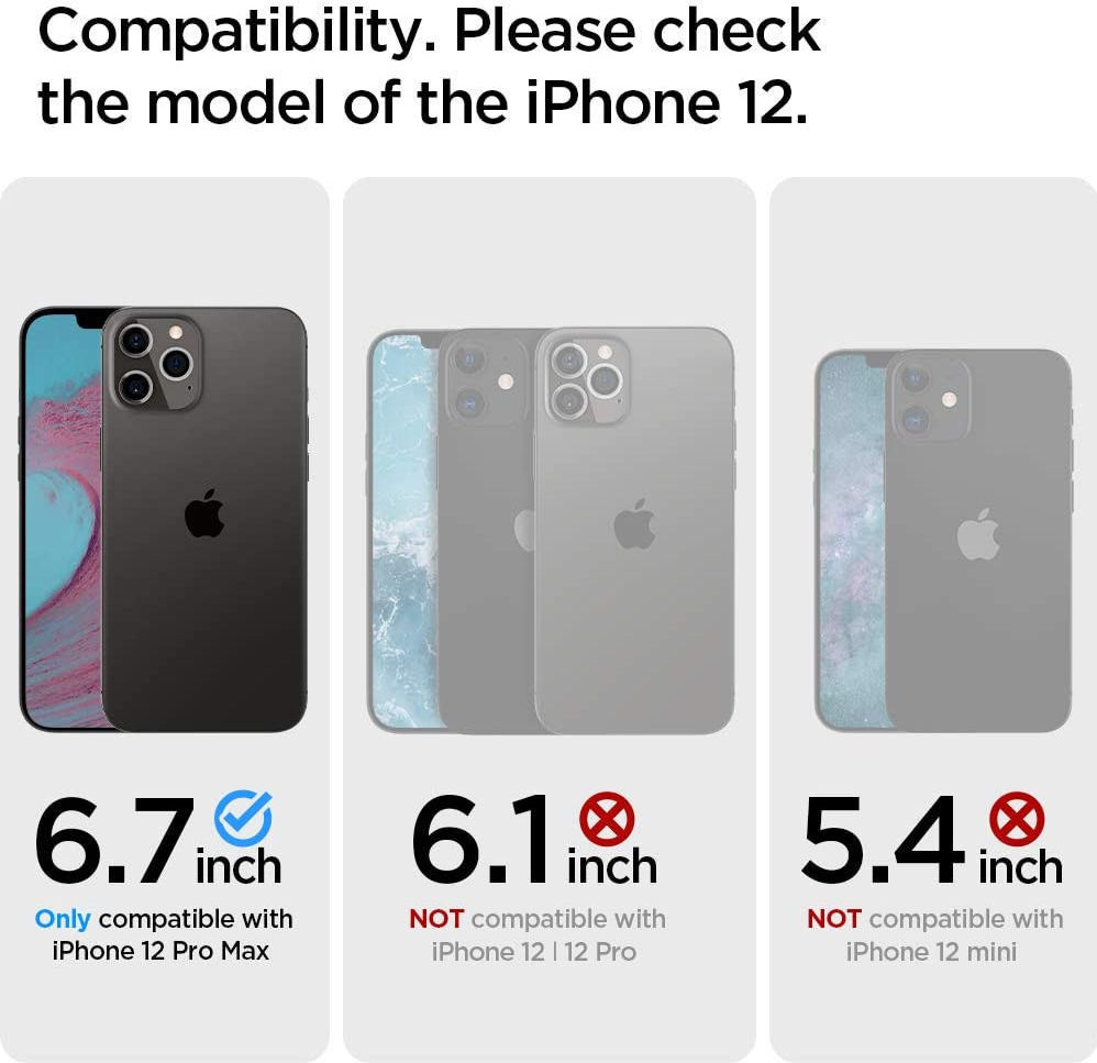 Spigen Ultra Hybrid iPhone 12/12 Pro Hoesje MagSafe Transparant/Zwart afbeelding 11