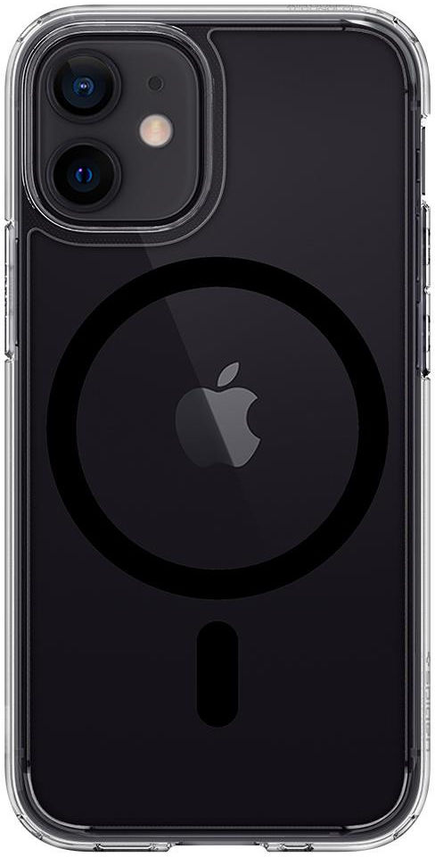 Spigen Ultra Hybrid iPhone 12/12 Pro Hoesje MagSafe Transparant/Zwart afbeelding 3