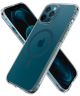 Spigen Ultra Hybrid iPhone 12 Pro Max Hoesje MagSafe Transparant/Blauw