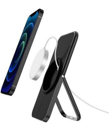 Verstelbare Opvouwbare Houder Standaard voor Apple MagSafe Zwart Houders